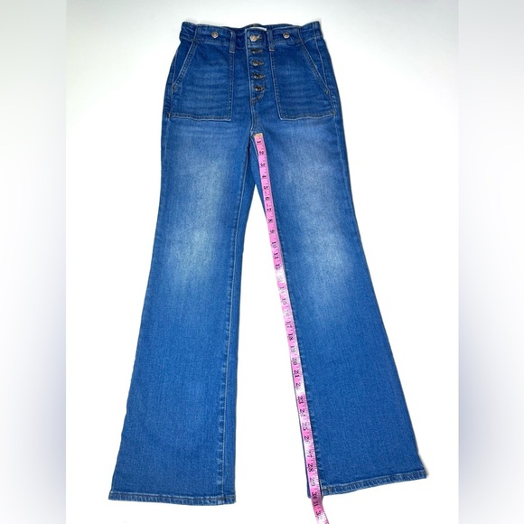 LOFT Women's The Slim Flare Jeans Size- 25 - Picture 6 of 10